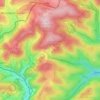 Dachsloch topographic map, elevation, terrain