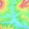 Mogoș topographic map, elevation, terrain