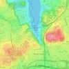 Roslyn topographic map, elevation, terrain