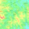 Hunsur topographic map, elevation, terrain