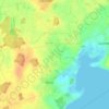 Kius topographic map, elevation, terrain