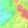 Bagni di Montalceto topographic map, elevation, terrain