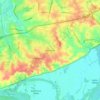 Harvester topographic map, elevation, terrain