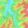 Stemel topographic map, elevation, terrain