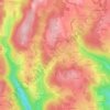 Le Cros topographic map, elevation, terrain