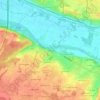 Les Isles topographic map, elevation, terrain