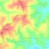 Mali topographic map, elevation, terrain