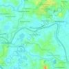 Pahala Bomiriya topographic map, elevation, terrain
