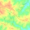 Beaverdam topographic map, elevation, terrain