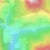 Bhankoli topographic map, elevation, terrain