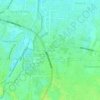 Medansatria topographic map, elevation, terrain