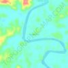 Sungai Dua topographic map, elevation, terrain
