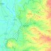Agartala topographic map, elevation, terrain