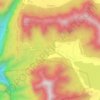 Nive topographic map, elevation, terrain