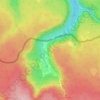 Císař topographic map, elevation, terrain