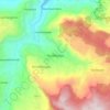 Pundaluoya topographic map, elevation, terrain