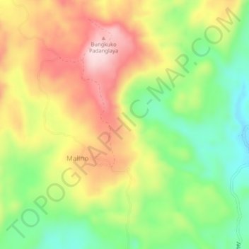 Matanga topographic map, elevation, terrain