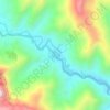 Achira topographic map, elevation, terrain