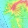 Solidaridad topographic map, elevation, terrain