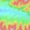 Dulcea topographic map, elevation, terrain