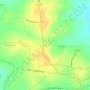 Pannur topographic map, elevation, terrain