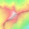 Mount Sefton topographic map, elevation, terrain