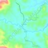 Kakkabe topographic map, elevation, terrain