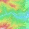 Pulangbato topographic map, elevation, terrain