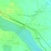 Devanur topographic map, elevation, terrain