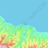 Trabzon topographic map, elevation, terrain