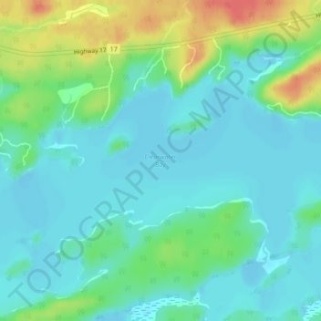 Clearwater Bay topographic map, elevation, terrain
