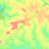 Highland topographic map, elevation, terrain