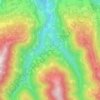 Cordellon topographic map, elevation, terrain