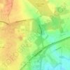 Bulls Lodge topographic map, elevation, terrain