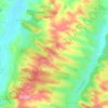 Cazaban topographic map, elevation, terrain