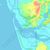 Honnavar topographic map, elevation, terrain