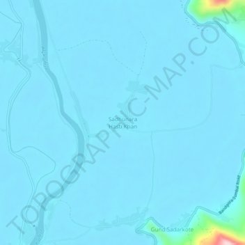 Sadhunara Hasti Khan topographic map, elevation, terrain