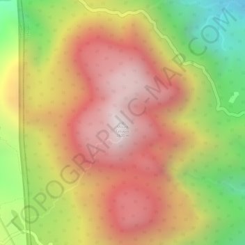 Mount Tabayoc topographic map, elevation, terrain