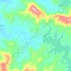 Bajing topographic map, elevation, terrain