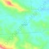 Monte Águila topographic map, elevation, terrain