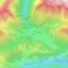 Heutal topographic map, elevation, terrain