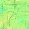 Delmont Place topographic map, elevation, terrain