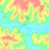 Glass Rock topographic map, elevation, terrain