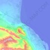 Makhatchkala topographic map, elevation, terrain