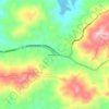 Puentetierra topographic map, elevation, terrain