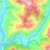 pakhri topographic map, elevation, terrain