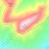 Big Butt topographic map, elevation, terrain