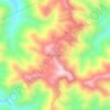 Muallungthu topographic map, elevation, terrain