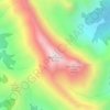 Mist Mountain topographic map, elevation, terrain