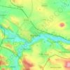 Warburg topographic map, elevation, terrain